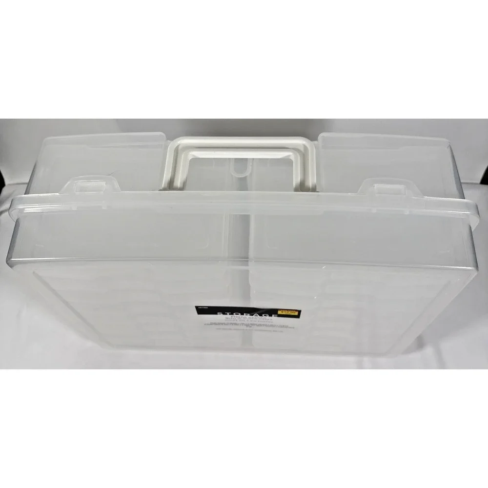 Hobby Lobby Photo Keeper Storage Case 16 Inner Cases Clear 4x6 Organizer